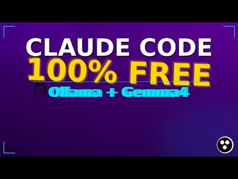Run Claude Code 100% FREE with Ollama + Gemma4 (Smart Token Split) #shorts